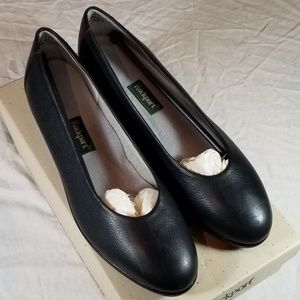 Comfort by Rockport Black Leather Upper Wedge 7.5